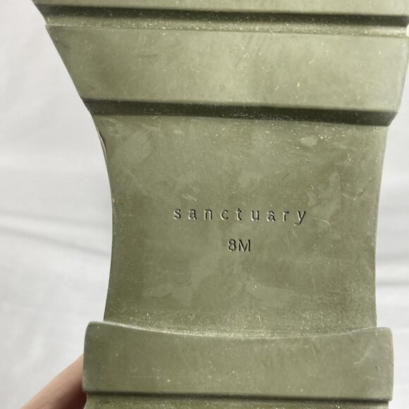 Sanctuary Women's Black Leather Westside Slip On Loafer Flat Shoe Size 8-NEW - Picture 8 of 8